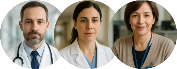 Tres perfiles profesionales de usuarios de la plataforma NeuronUP